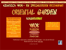 Tablet Screenshot of orientalgarden.nl